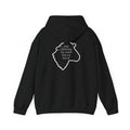 Wolf Silhouette Hoodie — "Stop Following the Crowd, They Are Lost AF" Inspirational Graphic Hoodie