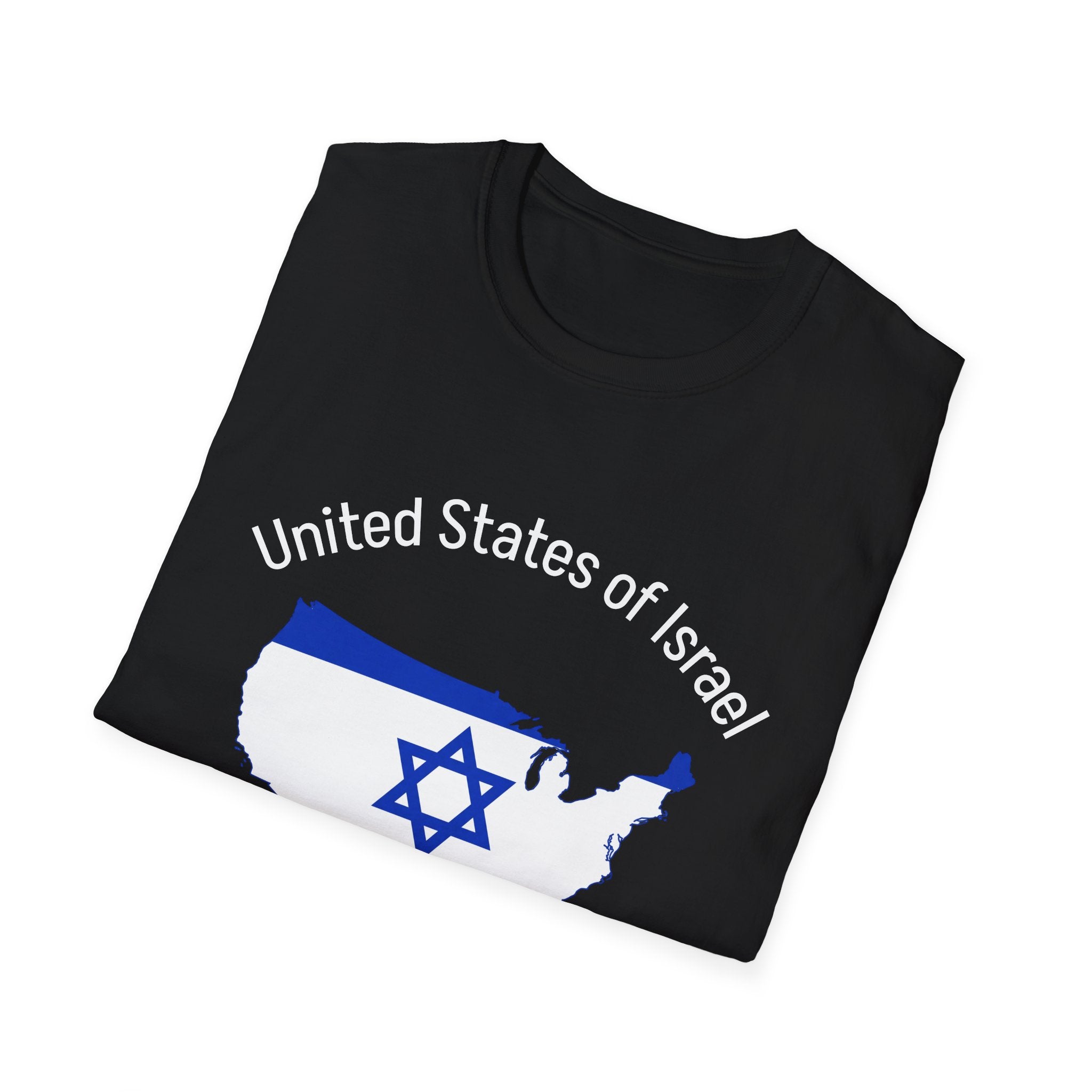 T-Shirt — "United States of Israel" Map Tee (Land of the Goyim)