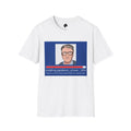 T-Shirt — Vintage TV News Graphic with 'Insulting pandemic_v2.exe' Caption